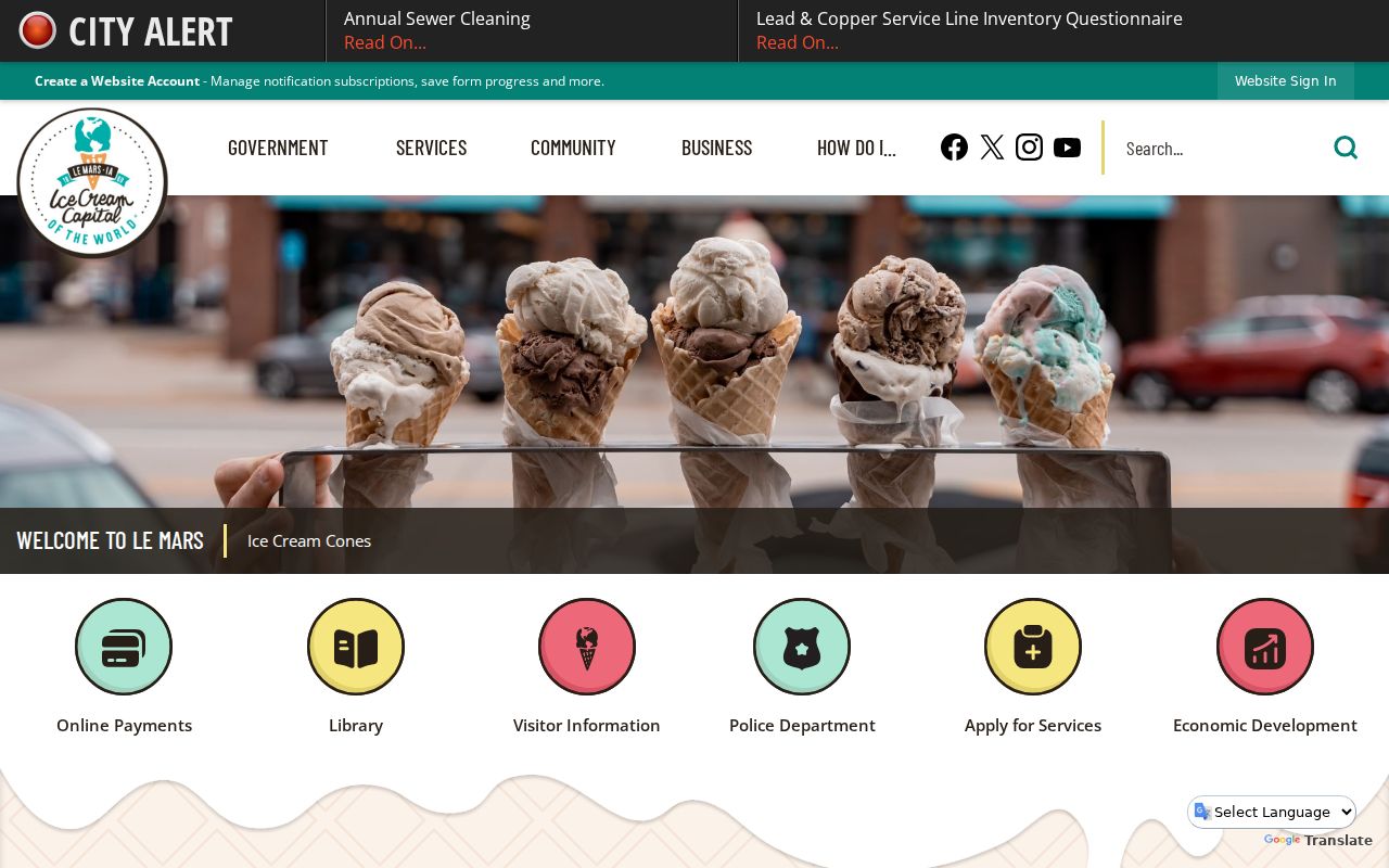 Le Mars criminal records city government homepage